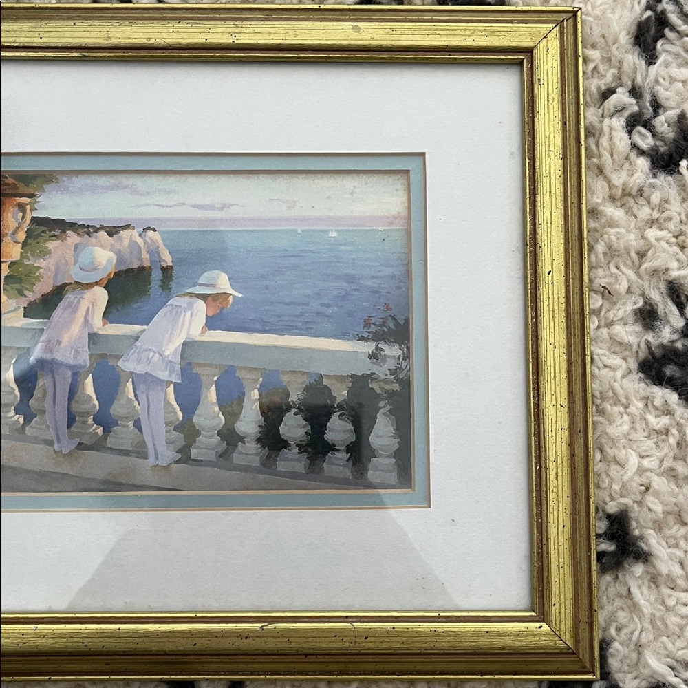 “On Holiday” R.H. Harper framed, numbered art print - Picture 5 of 5